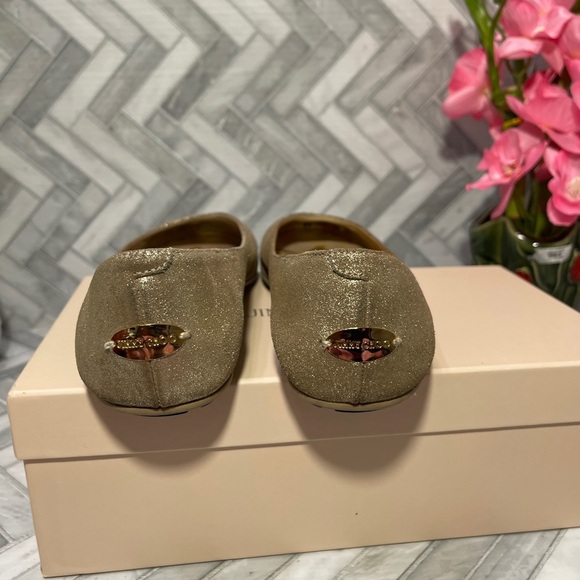 Jimmy choo sparkle (golden) flats size 8 - Picture 6 of 9
